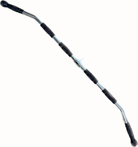 Fitness Handgrepen - Stang Accessoire - Kracht Training - Verstelbare Lengte - 120 cm - Zwart