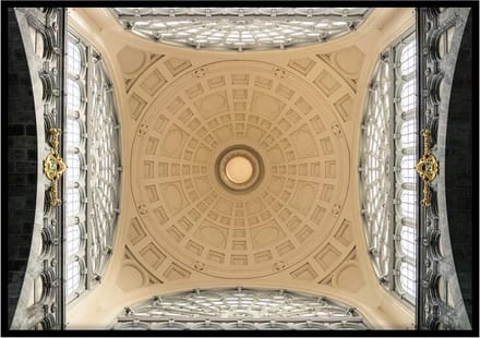 Poster – Koepel Centraal Station Antwerpen - 30x40 cm - WALLLL