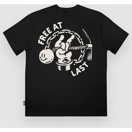 The Dudes Free At Last Classic T-Shirt zwart