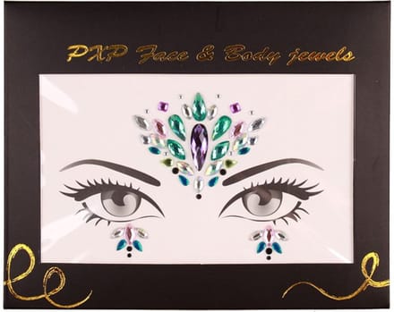 Face Body Jewels All In One Glitter sticker Model H