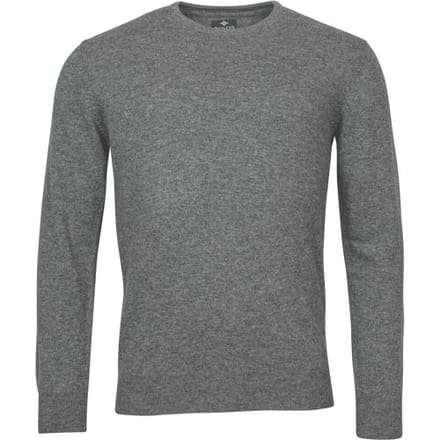 Baileys Trui Crew Neck Lambswool Single Knit Grijs / male