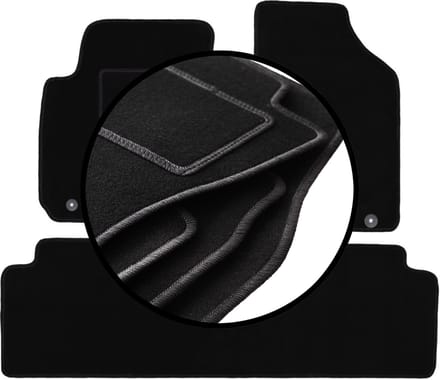 Complete set veloursmatten voor: Kia Sportage II SUV (2004-2010)