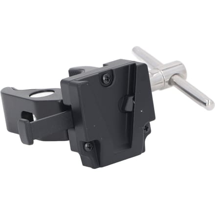 V Mount Batterij Adapter met Klem Sterke Grip Draagbaar Verstelbaar Heavy Duty Aluminiumlegering voor black