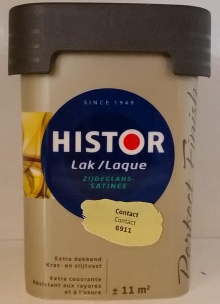 Histor Perfect Finish Lak Zijdeglans 0,75 liter - Contact