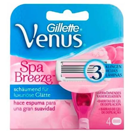 Gillette Venus Spa Breeze - 4 stuks