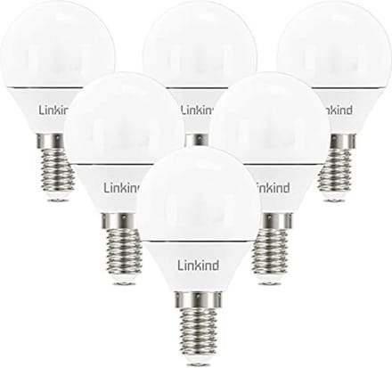 E14 LED Golf P45/G45 Lamp 4,9 W - Vervangt 40W - 500 lm - Daglichtwit - 6 Stuks