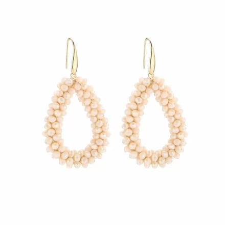 Oorbellen Susan - Michelle Bijoux - Oorbellen - One size - Goud/Beige