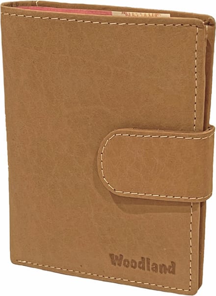 Woodland Billfold Portemonnee High Clip - Leer - Cognac