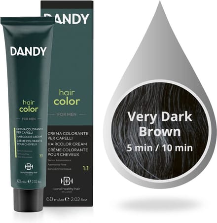 Dandy Hair Color 2 Zeer Donkerbruin 60ml