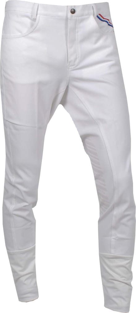 Mondoni Lorenzo II KG Heren Rijbroek - Maat: 52 - Wit - Polyester