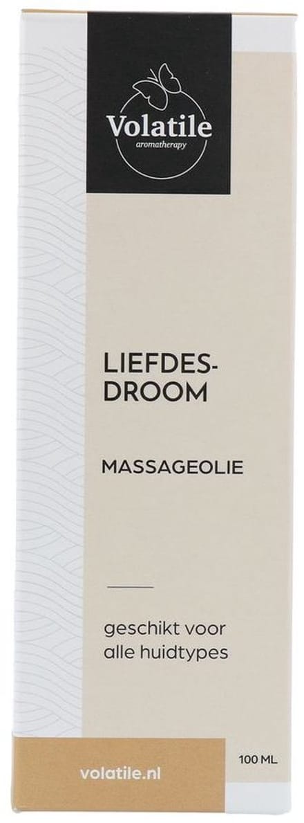 Volatile Massageolie liefdesdroom glas met pomp 100 Milliliter