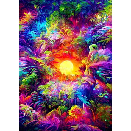 Enjoy Puzzle legpuzzel Rainbow Tropic - 1000 stukjes kleurrijk.