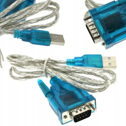 Rosfix USB naar RS232 Adapter CH340 - 1Mbps, 0,8 m Kabel, USB Gevoed - Geschikt voor Seriële RS232