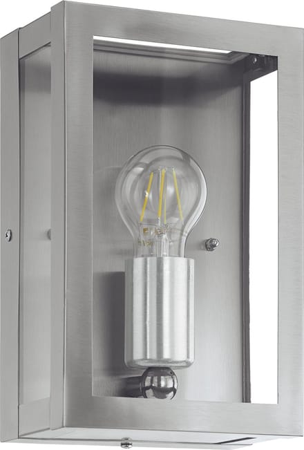 EGLO Alamonte Wandlamp Buiten - E27 - 26 cm - Roestvast Staal