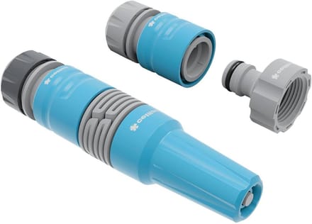 Spuitstuk Set - Tuinsproeier - Gazon Irrigatie - Traploze Straalregeling - 1/2" - 5/8" - Blauw