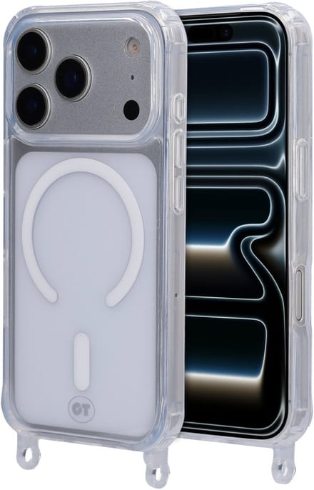 Casetastic Base Case geschikt voor geschikt voor MagSafe Compatible Apple iPhone 17 Pro Clear