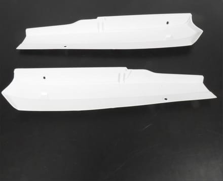 Caches latéraux RSM pour Mobylette Peugeot 50 103 MVL blanc Neuf