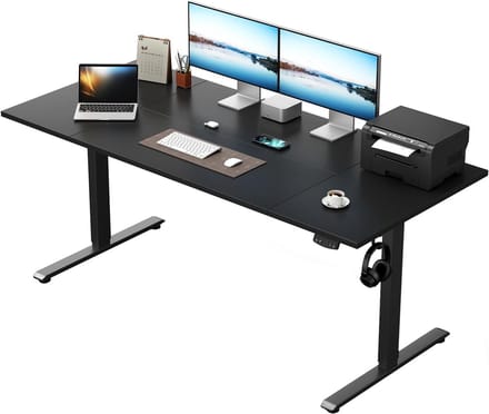 Elektrisch In Hoogte Verstelbaar Bureau 140x80 cm met Geheugenfunctie