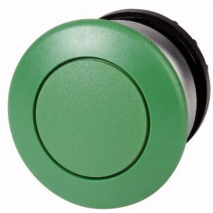 Eaton 216716-1 M22-DP-G Paddestoelschakelaar Rond, Plat Knop Groen 1 stuk(s)