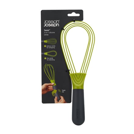 Joseph Joseph Twist Whisk – Groen - 2‑in‑1 Opvouwbare Garde