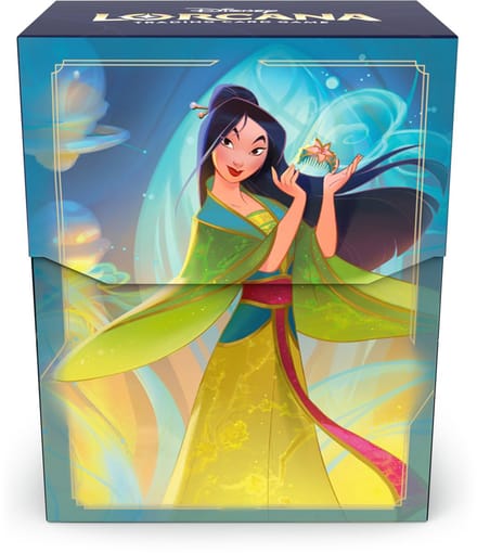 Ravensburger Disney Lorcana TCG Deck Box Mulan Card Boxes
