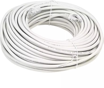 Benson UTP CAT6 kabel - 30 meter - Lichtgrijs - RJ45 - Tot 5 Gbps - CCA - PVC
