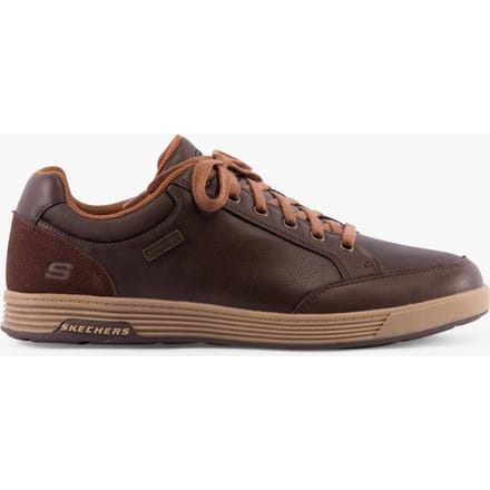 Skechers Cavell Sparkman leren heren sneakers - Bruin - Extra comfort - Memory Foam