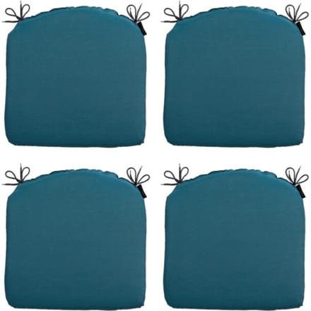 Madison - Zitkussen Panama sea blue - Ca. 46x48 cm - Set van 4