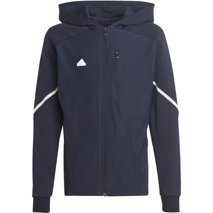 Sweatshirt capuchon met volledige rits voor kinderen adidas Designed for Gameday