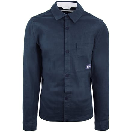 Ben Sherman Trucker Heren Navy Overhemd Jas