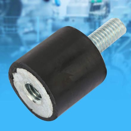 Trillingsdempende Rubber Mounts met Metalen Schroefdraad - Set van 4 Stuks