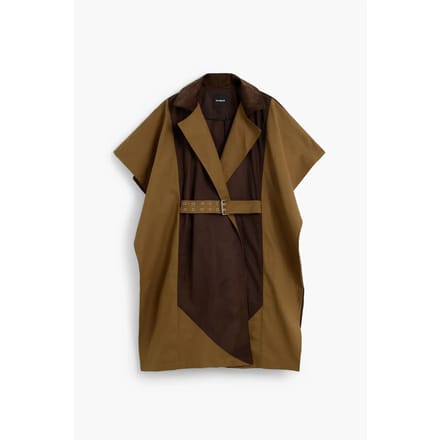 Middeleeuwse Dames Poncho met Ceintuur Desigual