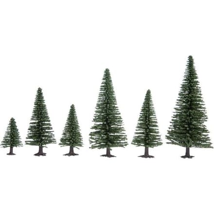 NOCH Hobby 26820 Set bomen Zilverspar 50 tot 140 mm Donkergroen 25 stuk(s)