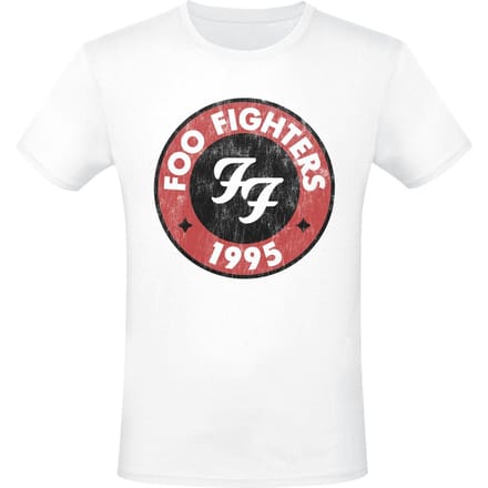 Foo Fighters T-shirt - 1995 - S tot 3XL - voor Mannen - wit