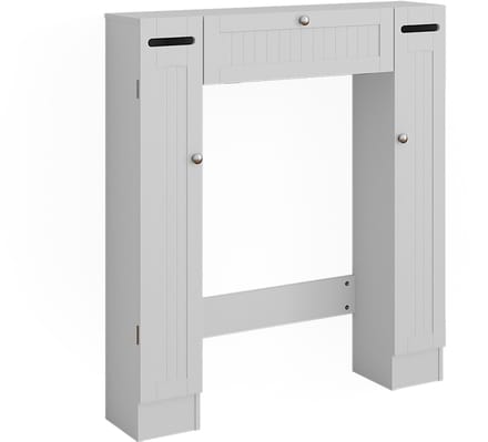 Vicco Bianco Toiletkast – 89 x 99 cm Toiletpapierdispenser links en rechts Wit
