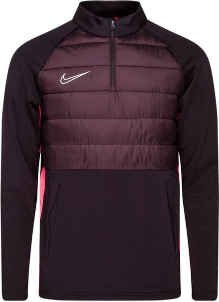 Nike Dry Academy Drill Top - Burgundy Ash/Racer Roze/Reflective Zilver - Boys Medium 137-147cm