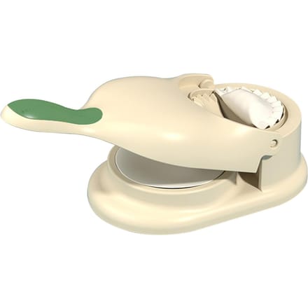 Dumpling Maker 2 in 1 Praktische Dumpling Deegmaker Machine Huishoudelijk Eenvoudig te Gebruiken Dumpling Pers beige
