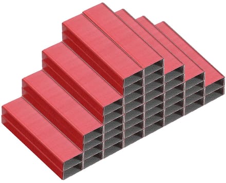 Nietjes Kantoor - Standaard Nietjes - Documenten Binden - 20 Vel Capaciteit - 26/6 Lengte - Rood