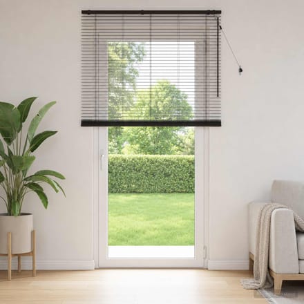 vidaXL - Venetiaanse - jaloezie - Donkerbruin - 155 - x - 250 - cm - 35 - mm