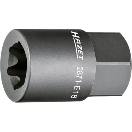 Hazet 2871-E18 Remklauw TORX-hulpstuk