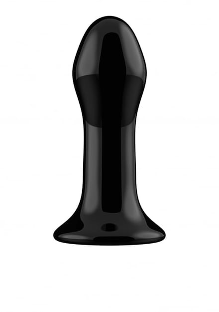 Chrystalino by Shots - Pluggy - Glass Vibrator with Suction Cup