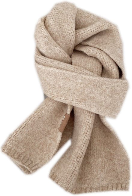 Sjaal Dames - Wolblend - Zachte Sjaal - Camel - 150 cm
