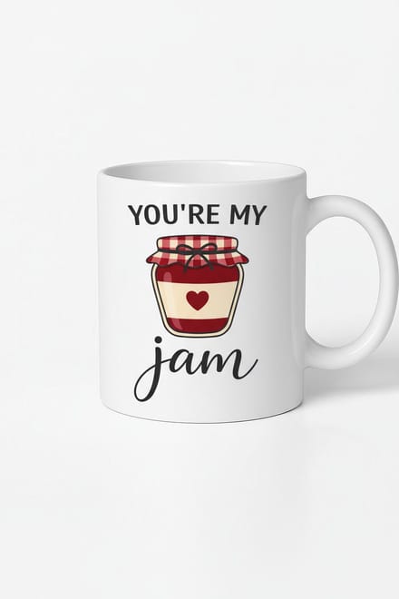 Mok You're My Jam | Romantisch & Uniek Cadeau | Liefdevolle Koffiemok