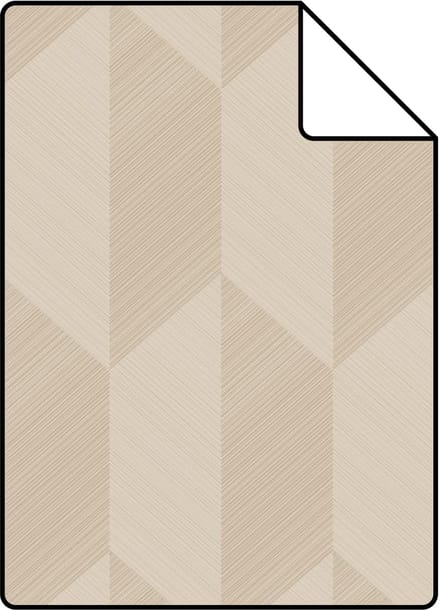 Proefstaal Origin Wallcoverings behang 3D-motief beige - 26.5 x 21 cm - 348030-S