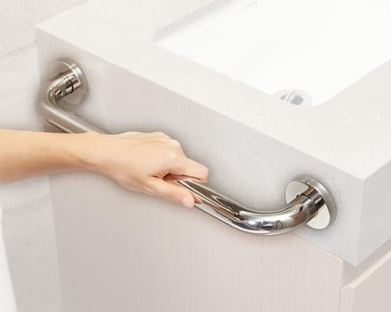 Grijpbeugel 30mm RVS Glans - Steunbeugel voor Douche, Toilet en Badkamer - Instaphulp