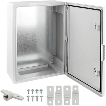 Montagekast - Verzinkte behuizing - Apparatuur Beveiligen - IP65 Waterdicht - 30 x 40 cm - Grijs