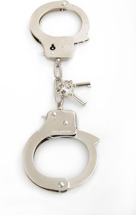 Metal Designer Handcuffs - Silver - Bondage Toys - Pipedream (all),Pipedream - Fetish Fantasy - silver - Small Size