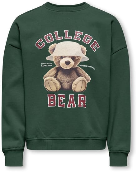 Kids ONLY winter sweater meisjes - groen - KogBila - oversize fit
