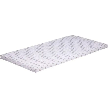 Reisbedmatras voor baby's FreeON by Bubaba Grey Hearts