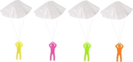 Parachute lanceren | Parachutespringer | 5 Cm | 4 stuks